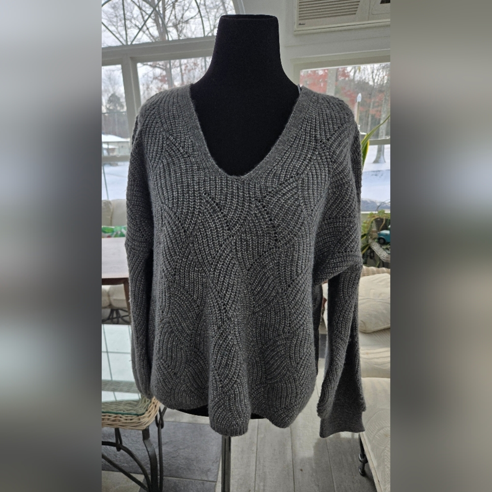 Gray sweater